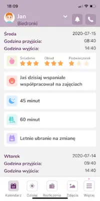 Aplikacja i dziennik Kidsview android App screenshot 1