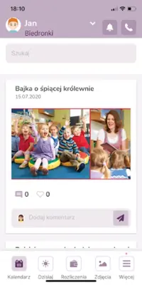 Aplikacja i dziennik Kidsview android App screenshot 4